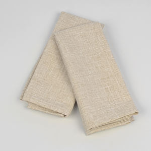 Paire de serviettes CM 40x40 ECRU' - Product Image 1