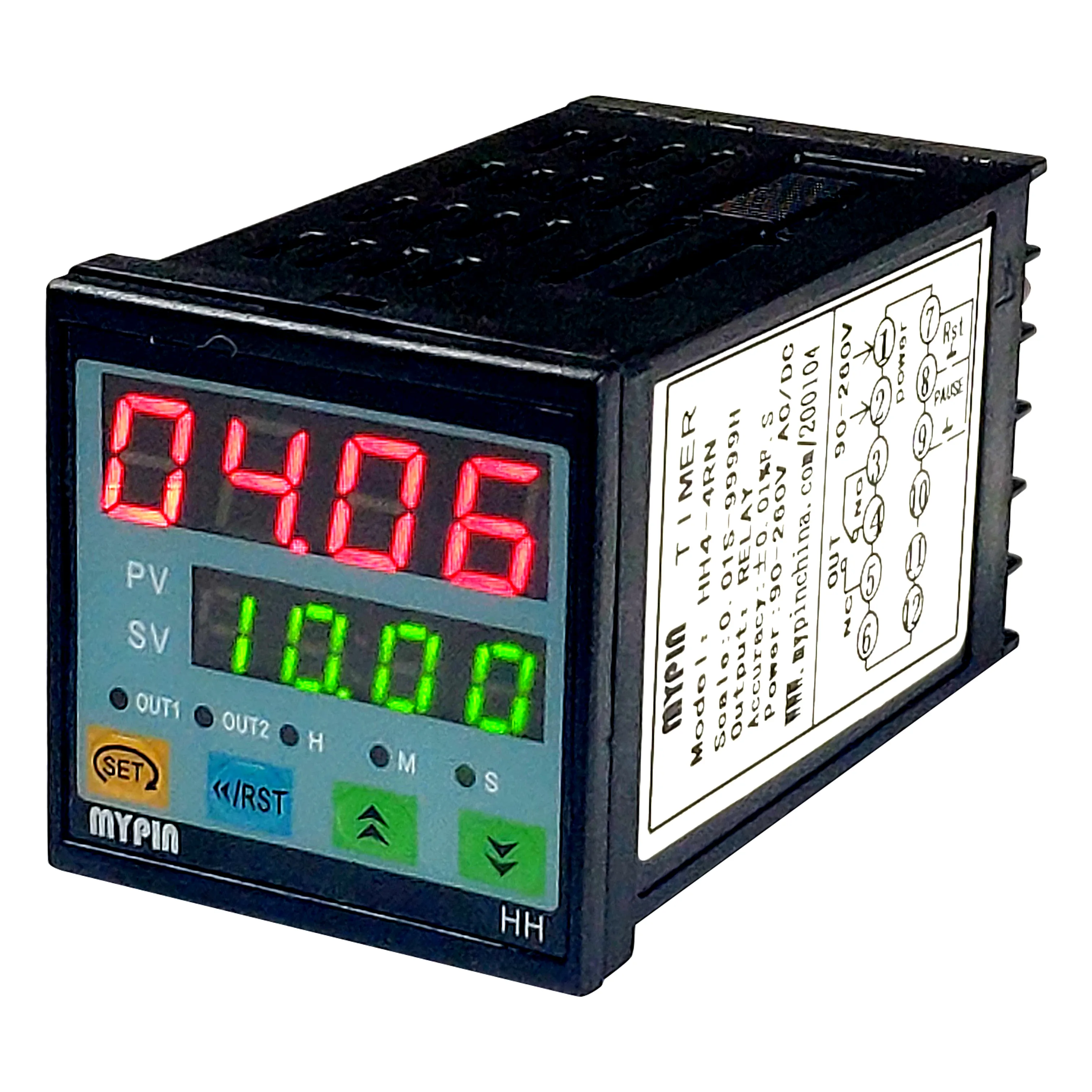 Mypin HH4-4RN Intelligente Segmenten Timer Relais, Digitale Timer Relais