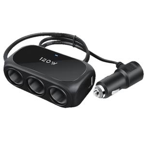 Оптовая продажа 12 В <span class=keywords><strong>USB</strong></span> Автомобильное зарядное устройство от производителя для мобильного телефона зарядный прикуриватель для одного-трех автомобилей - Product Image 5
