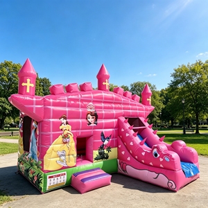 Château gonflable pour enfants, parcours d'obstacles extérieur, maison de rebond en PVC, château de saut pour fête, vente chaude - Product Image 1
