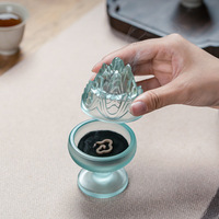 Brûleur d'encens populaire en pierre émaillée azurée de Boshan, diffuseur d'aromathérapie, artisanat artistique, plusieurs couleurs, cadeau, ornement de style zen