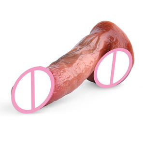 FAAK silikon realistis dildo dengan Sucker <span class=keywords><strong>Strapon</strong></span> Penis buatan mainan seks untuk wanita Masturbator kulit sentuh <span class=keywords><strong>Anal</strong></span> steker - Product Image 3