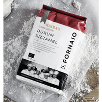 Sac d'emballage personnalisé en papier biodégradable éco-responsable de 1 kg, 2 kg, 5 kg, 10 kg, à fond plat, scellé sur quatre côtés, pour céréales, farine de blé, poudre de maïs