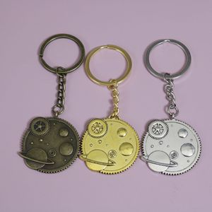 Porte-clés Gear Planet en alliage de zinc, <span class=keywords><strong>disque</strong></span> céleste, pour souvenirs de visite au planétarium - Product Image 3