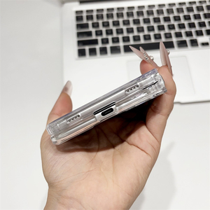 Étui de téléphone robuste magnétique haute transparence pour iPhone 18 Fold, hybride TPU PC, charge sans fil, anti-chute - Product Image 5