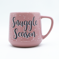 Tazza in Ceramica con Stampa 'Cozy Winter Quote' e Scritta 'Gnome', Base Affusolata, Tazza da Caffè in Gres, Prodotto da Struttura Produttrice di Primo Livello