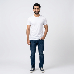 Best Cheap Pure 100% Cotton 0.99-1.3usd <b>Plain</b> Blank <b>White</b> <b>Tshirts</b> Custom Printing Embroidery Oem logo <b>White</b> T-shirt for men - Product Image 2