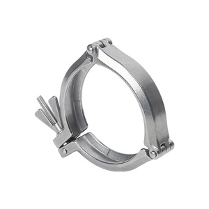 แคลมป์สูญญากาศ Chengjia Kf แคลมป์ท่อ SS304 ทนการกัดกร่อน Kf80 Kf100 Kf160 Kf200 - Product Image 1