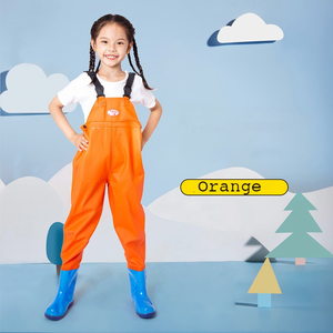 Bañador de una pieza de secado rápido impermeable para niños con Material de PVC, pantalones de agua y Botas de lluvia para niños y niñas para atrapar peces de <span class=keywords><strong>mar</strong></span> - Product Image 5