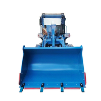 Mini tracteur de pelle à pneus articulé, pelle compacte avec un chargeur à deux extrémités avant, prix en inde, 908, livraison gratuite