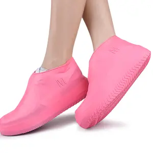 Colored Outdoor Rainproof Anti Slip Waterproof Shoe Covers Silicone Rain Boots