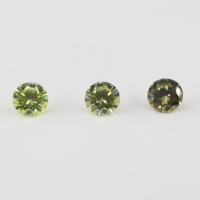 HanYu toutes couleurs 3A 8mm taille ronde CZ pierres précieuses en vrac zircone cubique