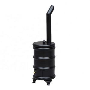 Fourneau vintage noir en <span class=keywords><strong>bois</strong></span> miniature pour maison de poupée 1:12, modèle de meuble miniature, ornement de scène miniature - Product Image 2