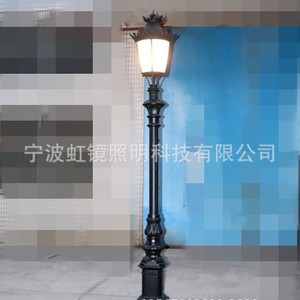 Lampe de jardin LED HJT-042 de style européen, 65W, en aluminium, pour éclairage de rue - Product Image 2