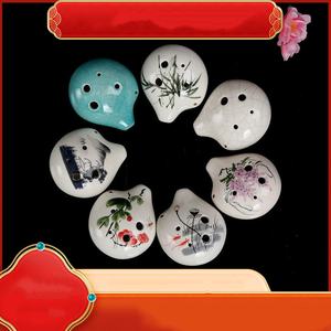 Ocarina Profesional de Cerámica de 6 Orificios en Tono Alto C, Instrumento Musical de Venta Caliente para Aprendizaje Escolar y en Tiendas de Música - Product Image 2