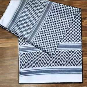 ผ้าคลุมศีรษะแบบอาหรับสำเร็จรูป ผ้าโพลีเอสเตอร์เนื้อนุ่ม สไตล์ซาอุดิอาระเบีย ฮิญาบผู้ชาย ระบายอากาศได้ดี ขายส่ง สีพื้น พิมพ์ลายดิจิตอล ลันนา 4 - Product Image 2