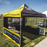 Auvent imperméable en Oxford, tonnelle, gazebo pour exposition, tente pliante en aluminium, tente pliante pour salon professionnel 10x10