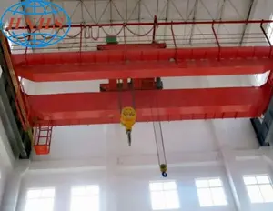 Huasui High quality 50t box type rail type outdoor usage traveling gantry crane