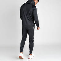 Setelan Training Pria Grosir Custom Logo Sendiri, Setelan Olahraga Gym Dasar, Setelan Lari Modis, Setelan Training Slim Fit