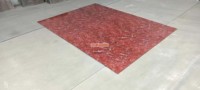 Carreaux de sol en porcelaine aspect marbre 60x60 de l'usine de Foshan, brillants, antibactériens, rouge violet poli, pour salle à manger, centre commercial, salon