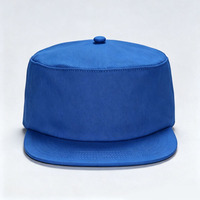 Gorra de moda con logotipo personalizado, bordado e impresión, gorra de ciclismo con visera plana y parte superior plana