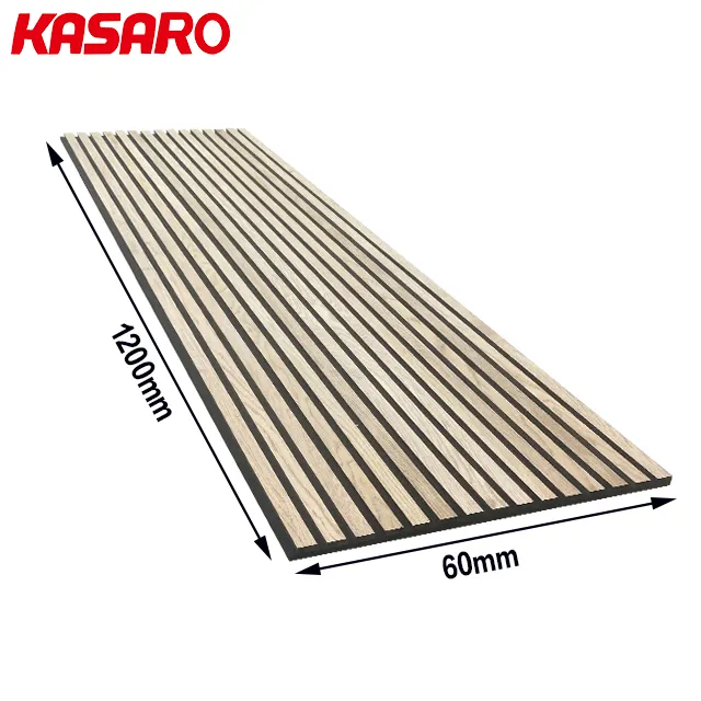 KASARO Akupanel pannello acustico a lamelle in legno per sala di registrazione deflettore per soffitto insonorizzazione pannelli acustici in feltro