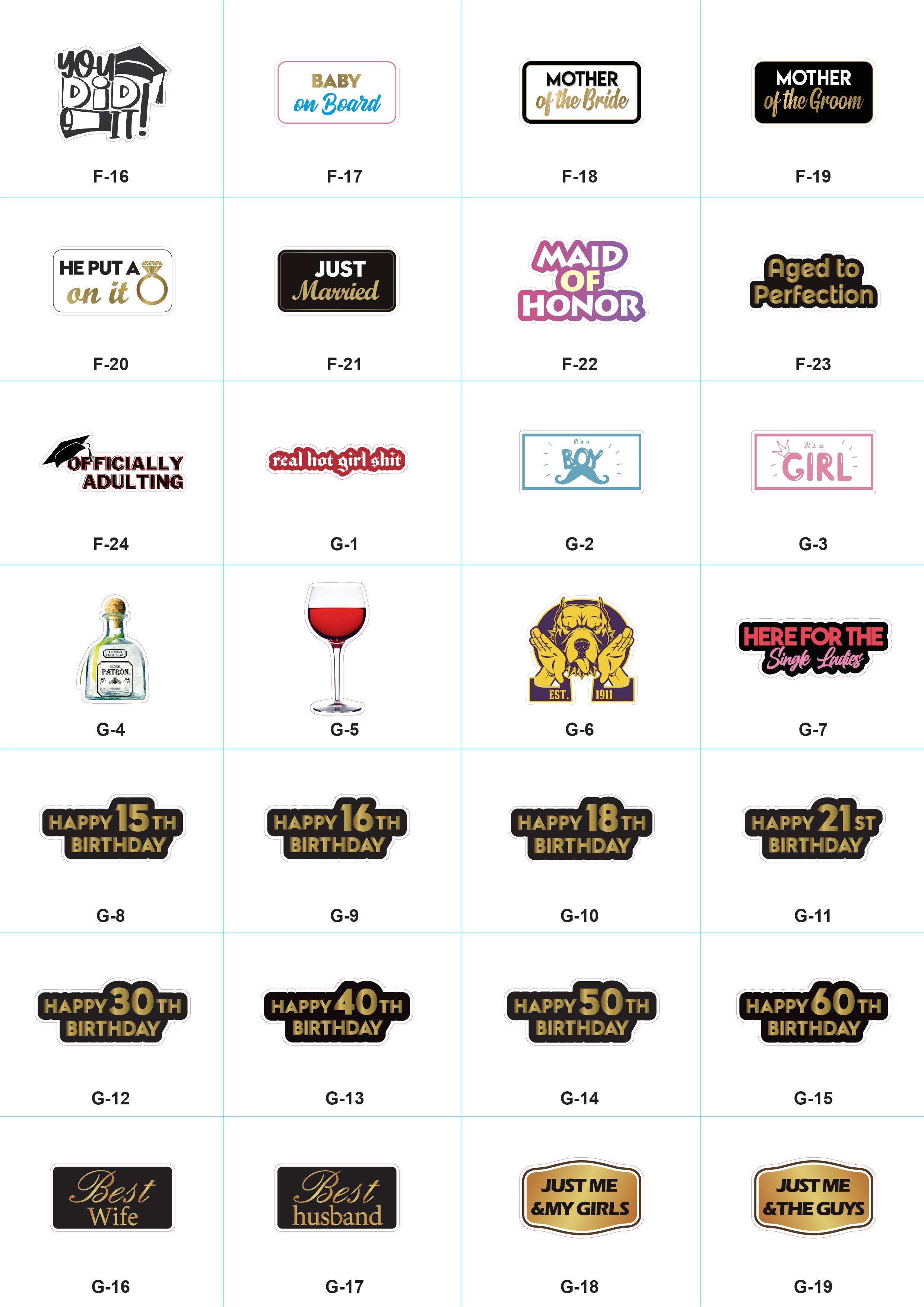 6 F16-G19 Sélection aléatoire