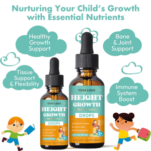 Premium <strong>Height</strong> Tall Liquid Drops <strong>Height</strong> <strong>Booster</strong> Drops for Kids Strong Healthy &amp; Development Support Supplement - Product Image 5