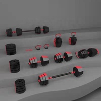 Haltères réglables 20kg, équipement de gymnastique, d'entraînement physique, ciment, kettlebell