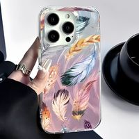 Coques de téléphone portable antichoc de luxe avec impression pailletée pour iPhone 17 Air 16 15 Plus Pro Max 14 13 12 11 X, coque arrière personnalisable avec logo