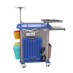 Chariot médical d'urgence ABS pour véhicules <span class=keywords><strong>de</strong></span> sauvetage, avec défibrillation intégrée, pour cliniques et hôpitaux, pour médicaments et matériel <span class=keywords><strong>de</strong></span> premiers secours, économique - Product Image 3