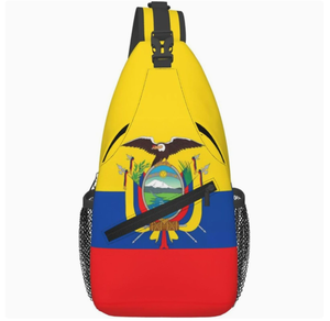 Sac bandoulière drapeau République <span class=keywords><strong>Dominicaine</strong></span>, sac de poitrine unisexe, sac à dos de <span class=keywords><strong>voyage</strong></span> et de randonnée, sac de poitrine personnalisé, vente en gros - Product Image 2