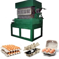 Machine de fabrication de barquettes à œufs en pâte à papier à haute capacité, contrôlée par PLC, avec boîte de vitesses, moteur à engrenages et pompe, pour l'Afrique, à prix compétitif, pour cartons séchés au soleil