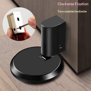 Butée <span class=keywords><strong>de</strong></span> <span class=keywords><strong>porte</strong></span> mécanique invisible à aspiration <span class=keywords><strong>au</strong></span> <span class=keywords><strong>sol</strong></span>, anti-collision, coupe-vent, moderne et simple, pour chambre et salle <span class=keywords><strong>de</strong></span> bain - Product Image 2