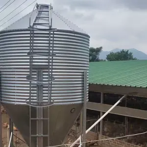 Silo-Torre de alimentación de 18,3 toneladas, equipo de alimentación para aves de corral y granja de animales