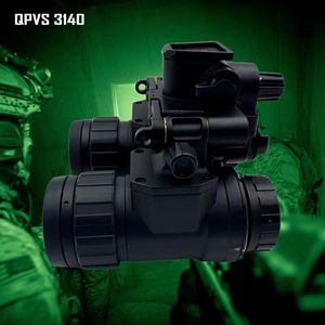 แว่นตาส่องกลางคืนแบบสองตา QPVS31 GEN2+ พร้อมหลอดเพิ่มความเข้มแสงภาพ Mx10160 IIT FOM1600+ มาตรฐาน IP67 ราคาโรงงาน - Product Image 5