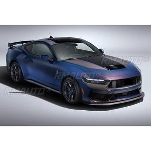 Xe Phía Trước Bumper Lip Khuếch Tán Spoiler Matte Màu Đen Sửa Đổi Phần Đối Với Ford <span class=keywords><strong>Mustang</strong></span> Ecoboost <span class=keywords><strong>GT</strong></span> 2024 Bumper Bảo Vệ Cơ Thể Kit - Product Image 3