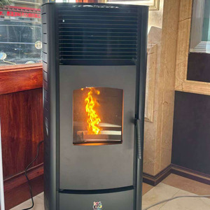 Poêle à granulés de <span class=keywords><strong>bois</strong></span> moderne Fangran 6 kW avec roues, chauffage portable, plaque de cuisson, télécommande pour hôtel et garage 30-60 m² - Product Image 3