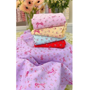 Ropa de dormir 120gsm transpirable ligero Vietnam Pijama resistente a las arrugas tela de seda Latina impresa tejida - Product Image 3