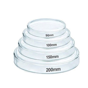 Boîtes de Pétri en verre <span class=keywords><strong>Pyrex</strong></span>, plastique et polystyrène de 90 mm, récipient en borosilicate avec <span class=keywords><strong>couvercle</strong></span> à fermeture lâche - Product Image 1