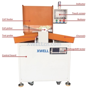 Machine de tri et de test automatique de batteries au lithium XWELL à 5 canaux pour cellules 21700 et 18650 - Product Image 6