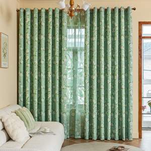 Cortinas Personalizadas de Estilo Moderno con Estampado para Balcón y Dormitorio, Cortinas Opacas Completas de Poliéster para el Hogar - Product Image 5