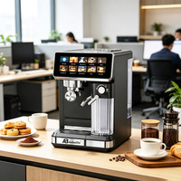 Machine à café expresso semi-automatique compacte et silencieuse Anbolife Factory 20Bar avec contrôle précis de la température NTC et contrôle par carte PCB, certifiée CE