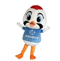 Costume de canard gonflable personnalisé, costume de mascotte en peluche pour adultes, carnaval, Halloween, service OEM ODM personnalisé