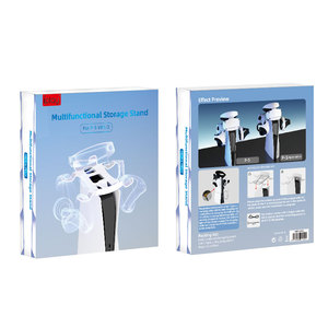 Contrôleur de support de stockage PSVR 2 câble de charge 2 en 1 support de rangement pour casque <span class=keywords><strong>VR2</strong></span> lunettes avec voyant de charge - Product Image 6