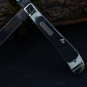 Cuchillo Plegable HL para Exteriores con Mango de Hueso de Vaca y Hoja de Acero Inoxidable, Ideal para Cocinas de Camping - Product Image 4