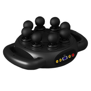 Nueva llegada multifunción 8 cabezas pistola de masaje de tejido profundo de mano de alta frecuencia de vibración máquina de masaje corporal producto de alivio - Product Image 1