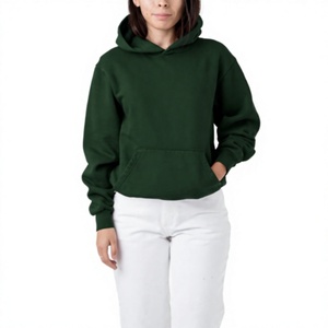 Custom <b>Women</b> <b>Winter</b> Knitted Pullover Hoodie Loose Fit Kangaroo Pocket Long Sleeve <b>Top</b> Hooded Sweatshirt Customized Clothing - Product Image 4