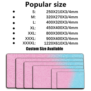 Tấm lót chuột chơi game cỡ XXL có thể tùy chỉnh, chất liệu vải polyester chống thấm nước, có in logo tùy chỉnh bằng kỹ thuật thăng hoa - Product Image 3