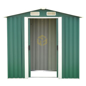 Abri de <span class=keywords><strong>jardin</strong></span> en métal imperméable préfabriqué, abri utilitaire, abri à vélos, abri à outils pour la cour, maison en tôle pour le patio et le <span class=keywords><strong>jardin</strong></span> - Product Image 3